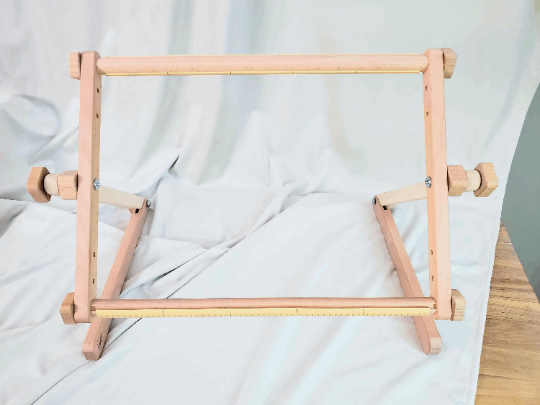needlepoint frames, tambour frame, needlework stand, wood frame holder, embroidery stand, cross-stitch frame, beginner embroidery, embroidery gifts, wooden frame, embroidery hoop
