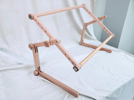 needlepoint frames, tambour frame, needlework stand, wood frame holder, embroidery stand, cross-stitch frame, beginner embroidery, embroidery gifts, wooden frame, embroidery hoop