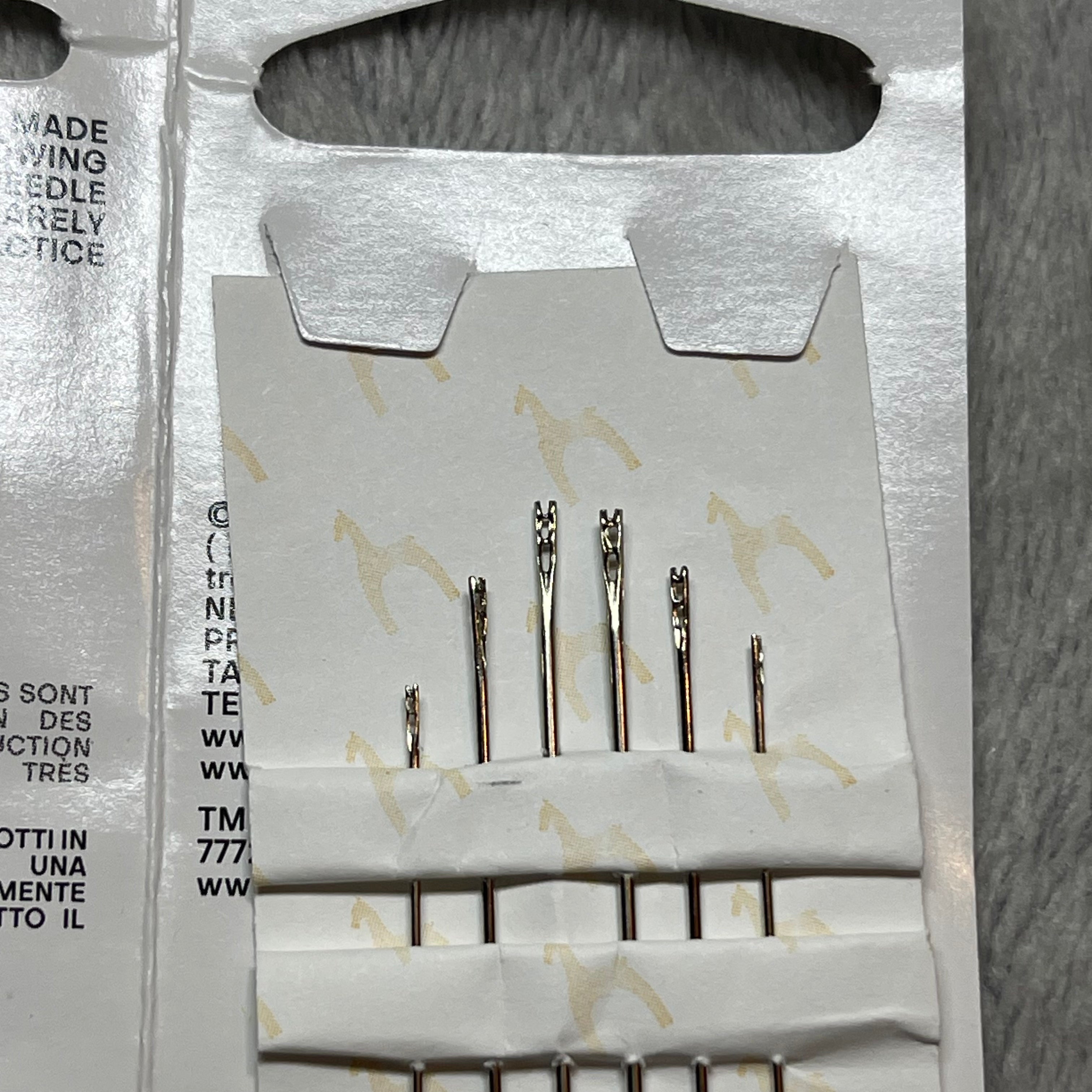 PONY Easy Threading Needles Size 4/8 – 6 Pieces
