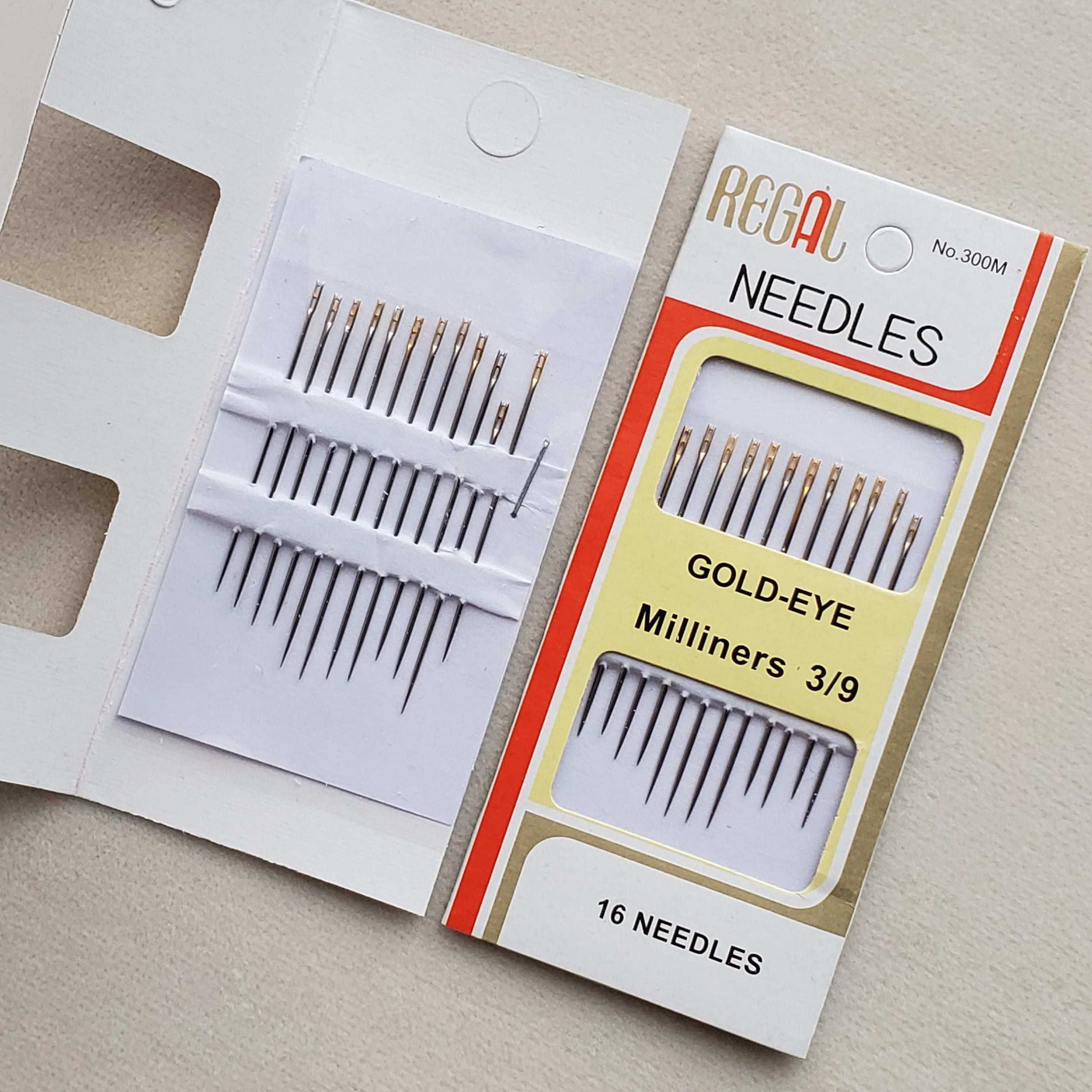 SELF THREADING Hand Sewing NEEDLES Simple Easy , Regal needles , 16 needle