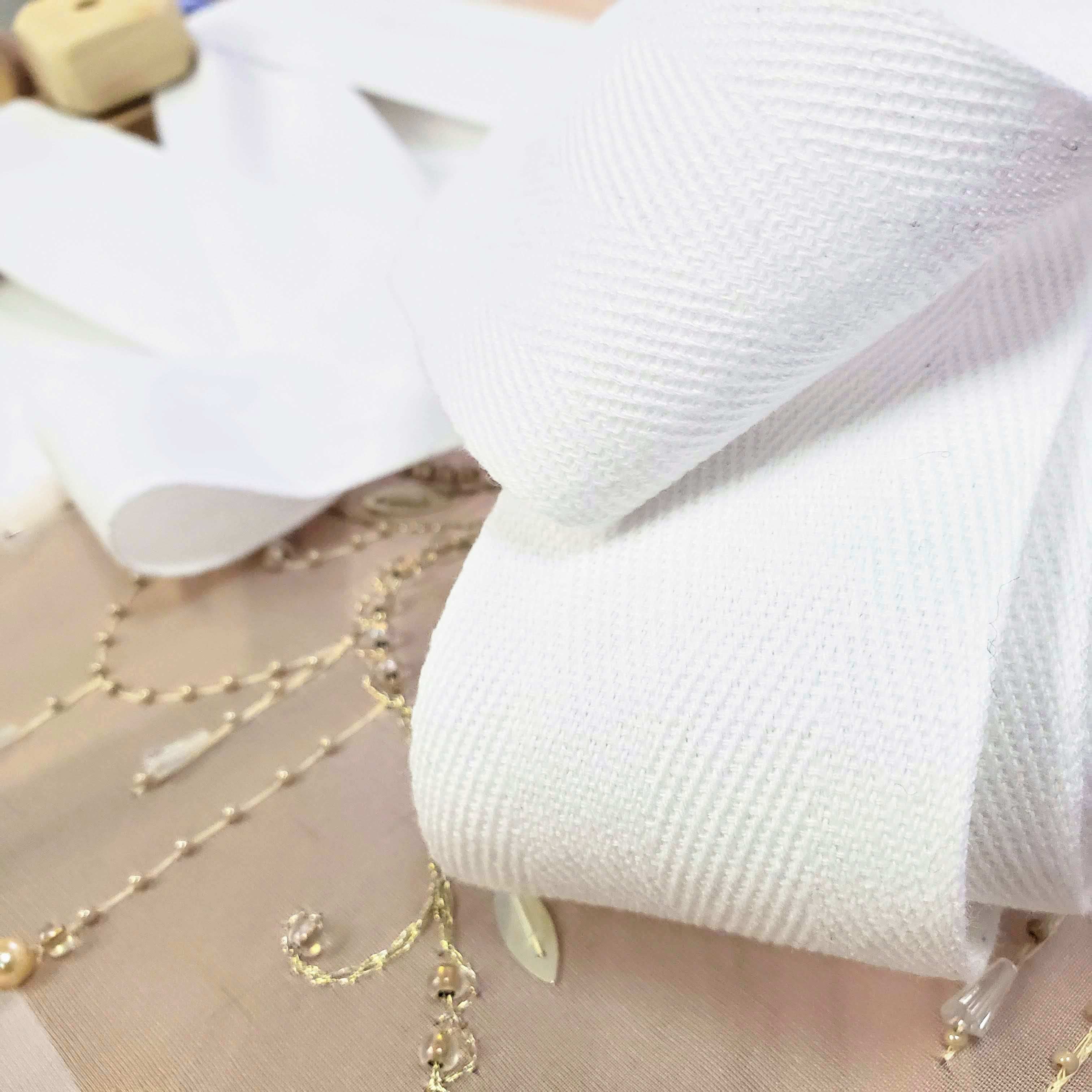 Cotton tape for stretching the fabric on the frame