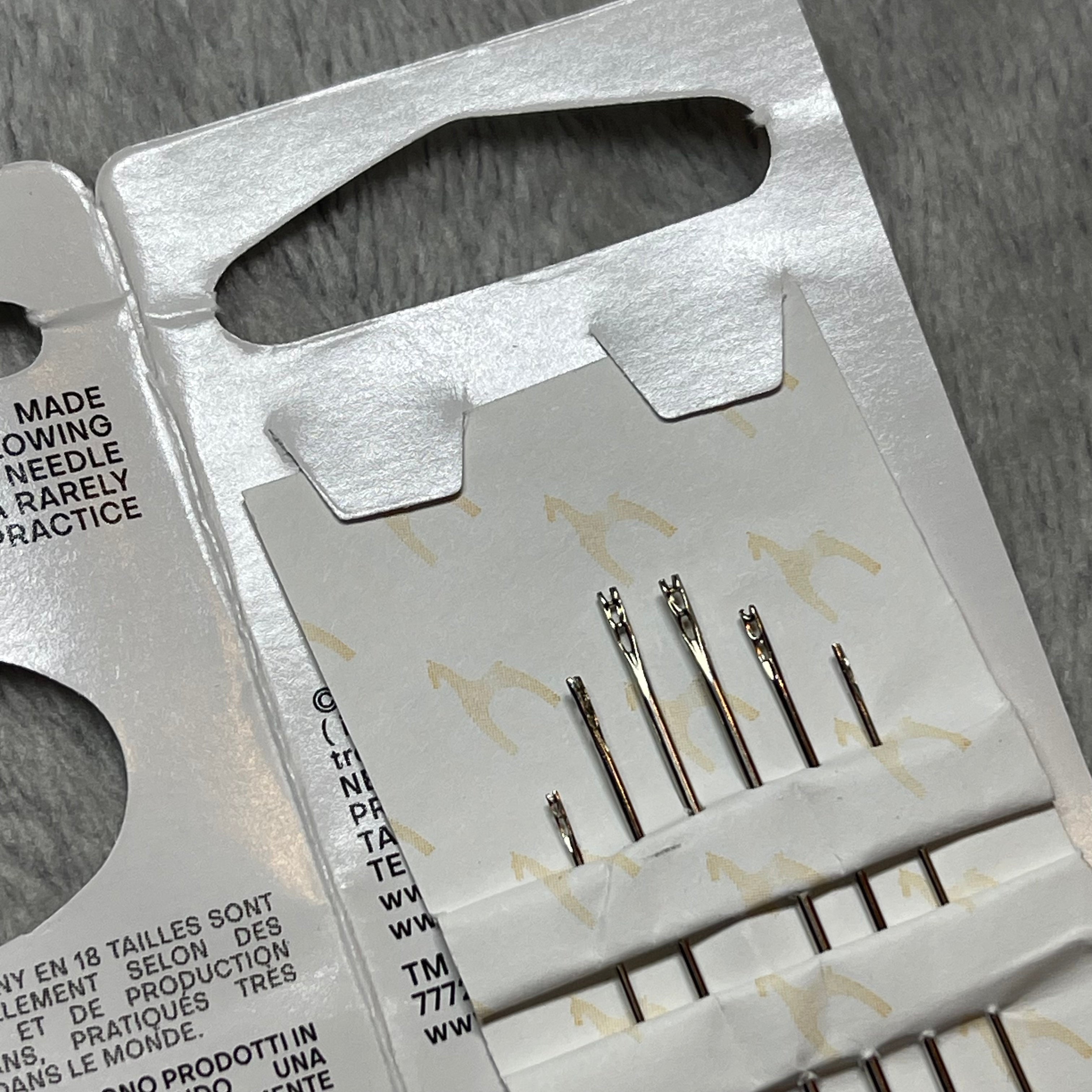 PONY Easy Threading Needles Size 4/8 – 6 Pieces