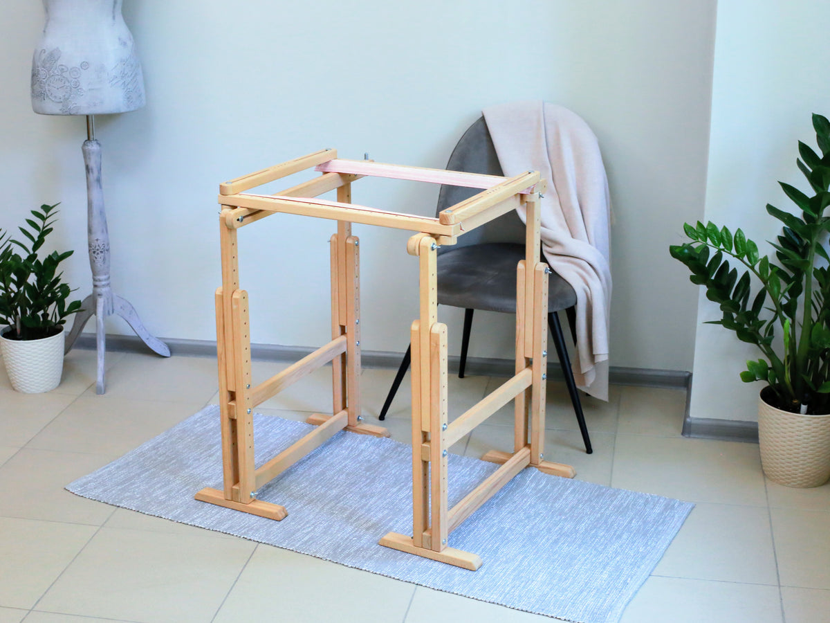 Tambour embroidery frame & support