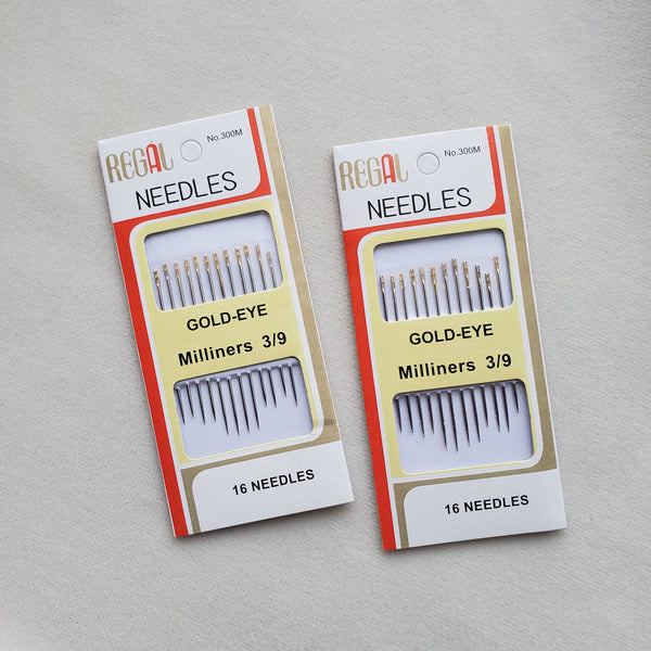 SELF THREADING Hand Sewing NEEDLES Simple Easy  , Regal needles , 16 needle