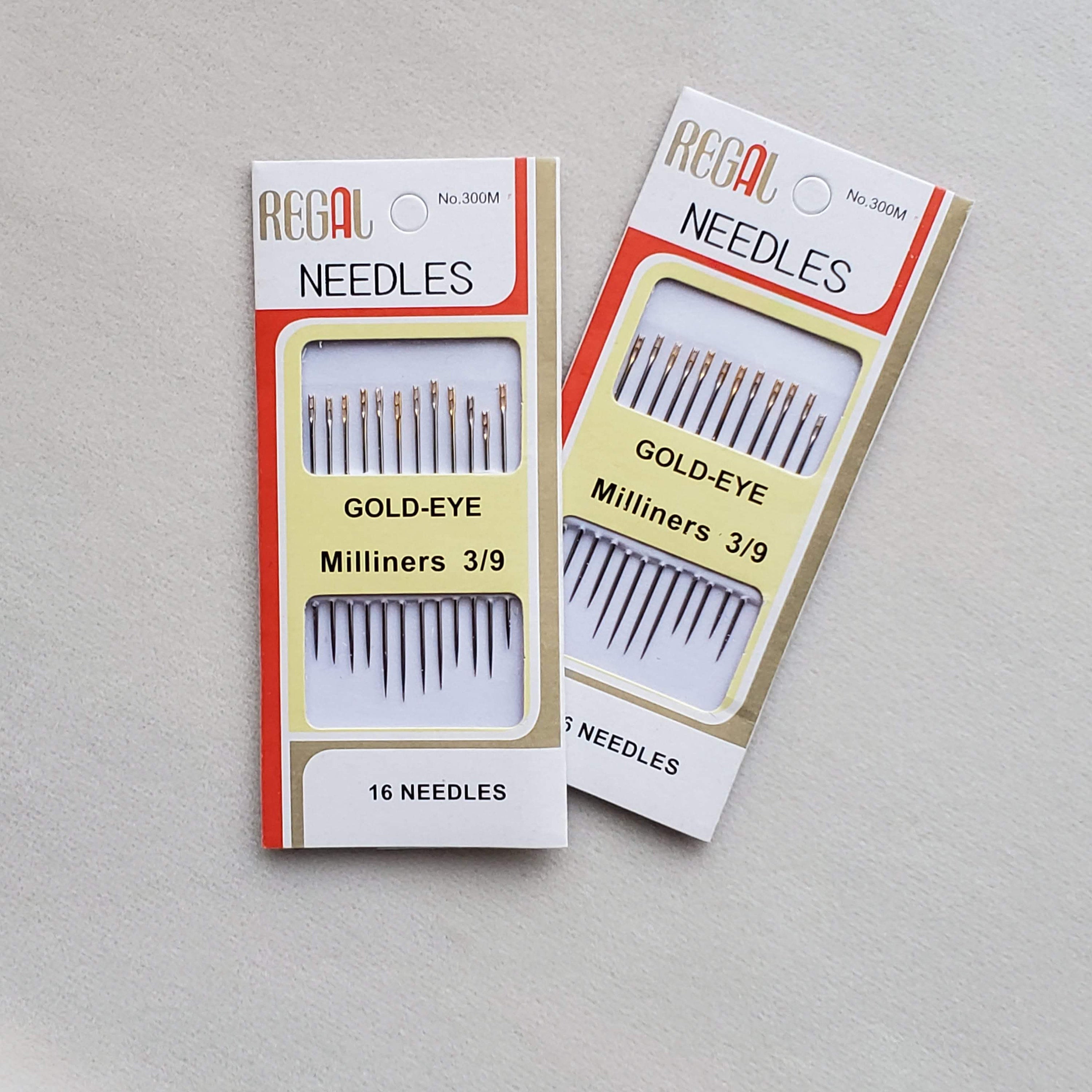 SELF THREADING Hand Sewing NEEDLES Simple Easy  , Regal needles , 16 needle