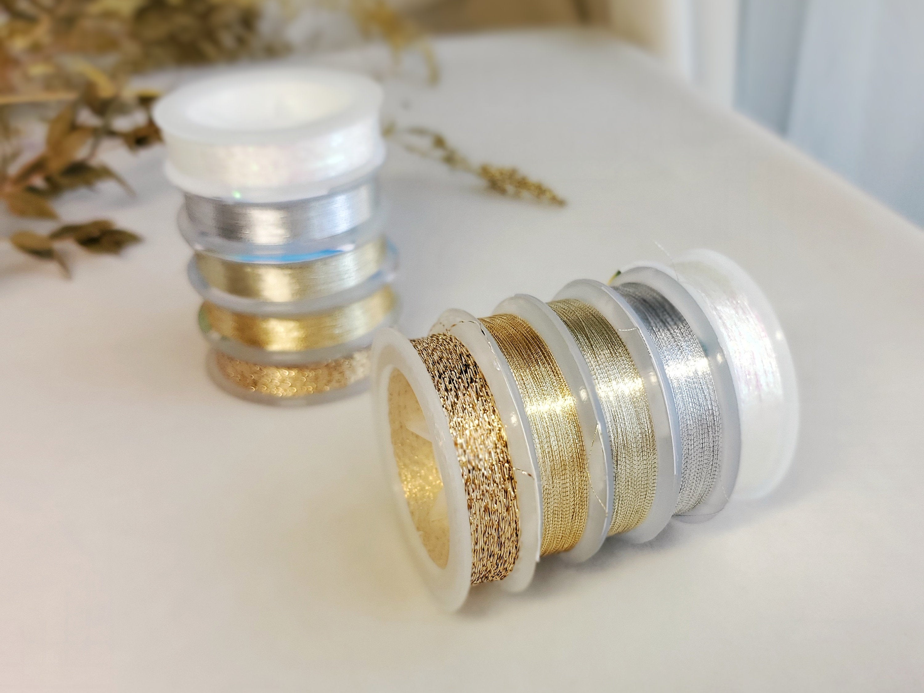 Metallic thread 5 bobbins