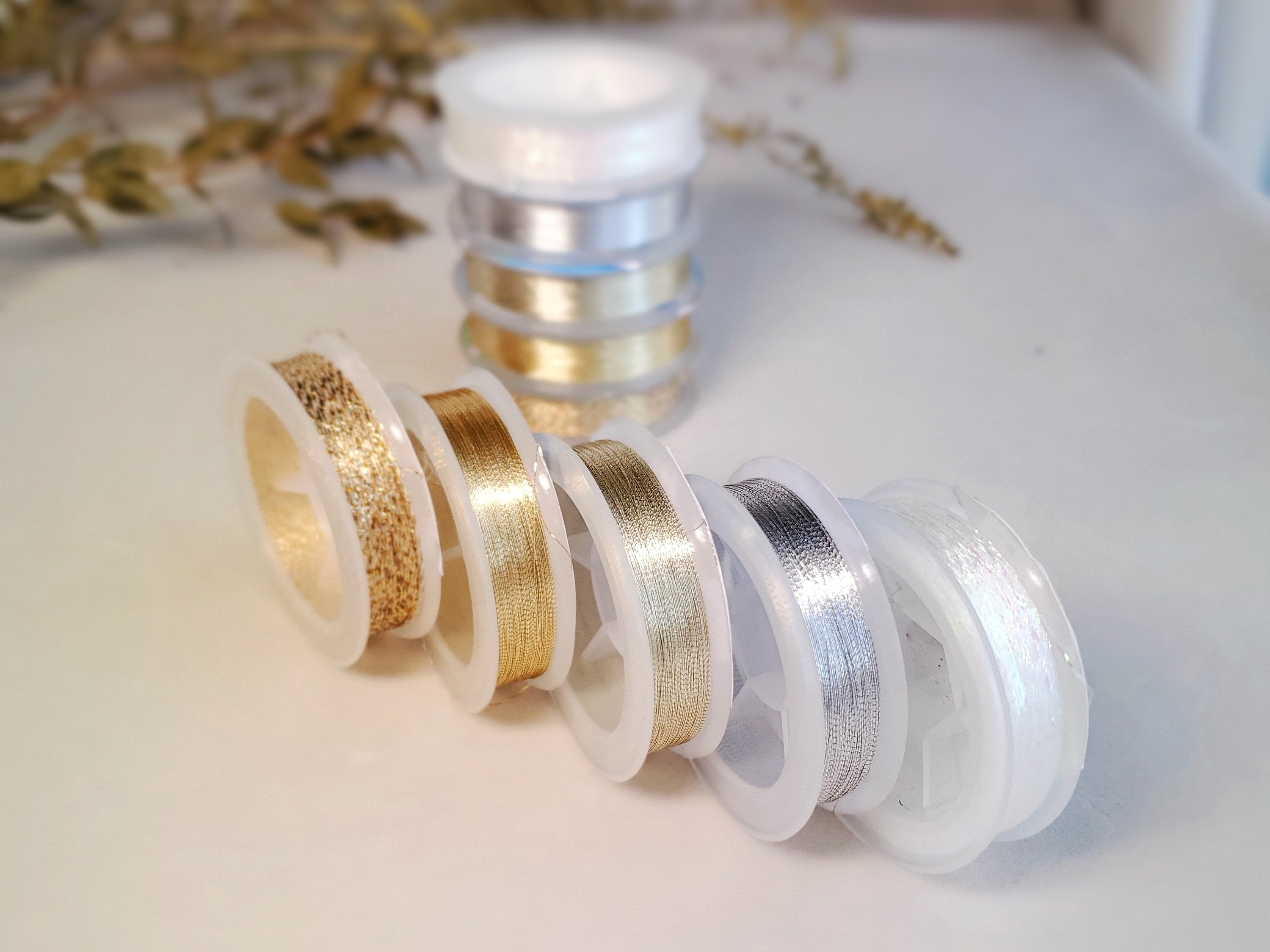 Metallic thread 5 bobbins