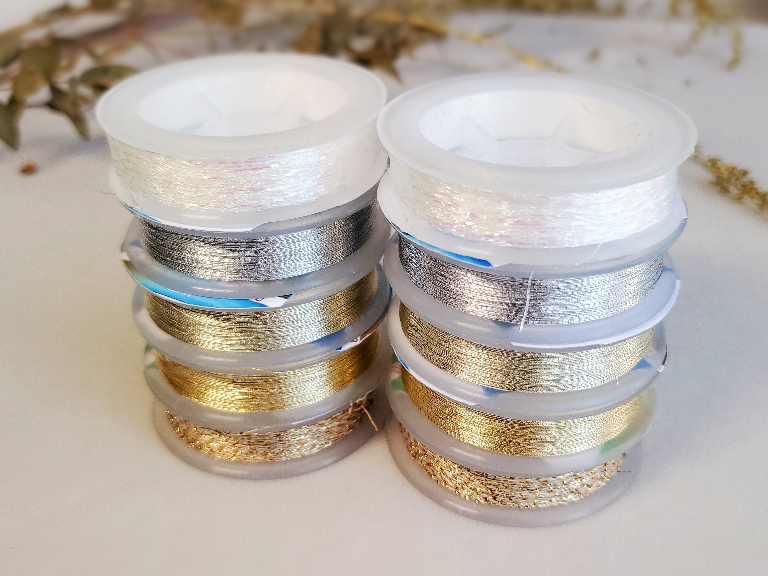 Metallic thread 5 bobbins